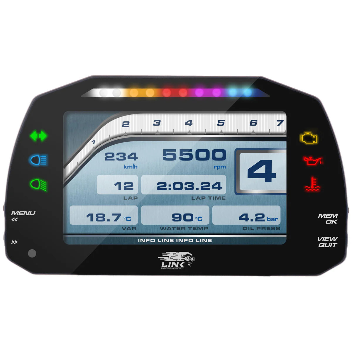 Link MXS Strada 5" Dash Display - Street Edition