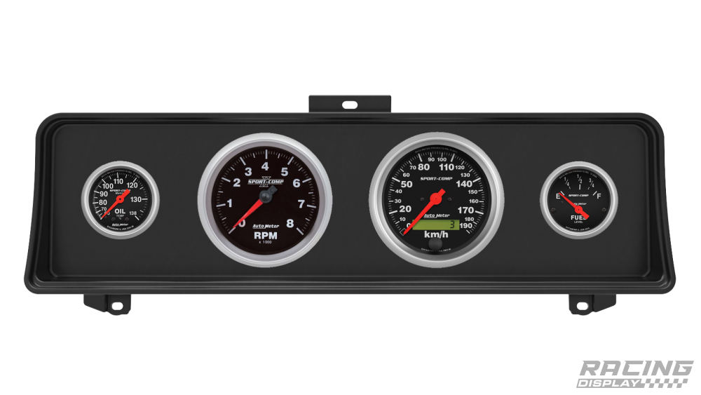display:Round analog-style gauges