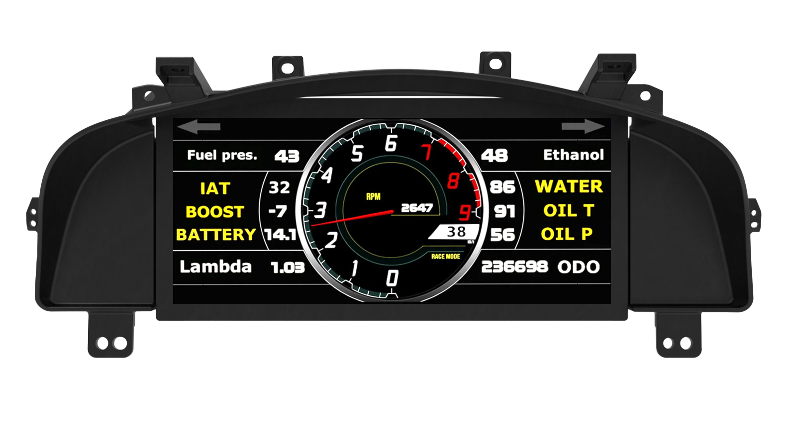 display:Powertune 10.4" Ultrawide Dash V5
