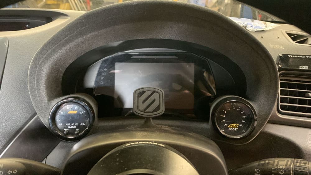 AiM/Link MXG Dash Cluster Mount for Subaru Forester SH