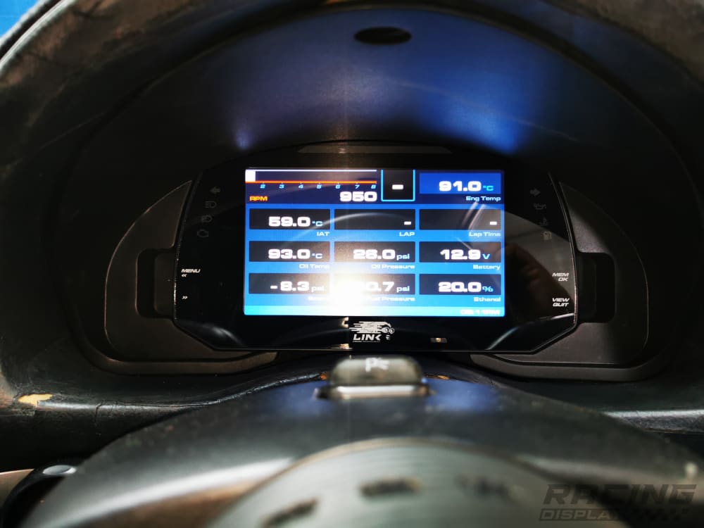 AiM/Link MXG Dash Cluster Mount for Subaru Liberty / Legacy BL BP