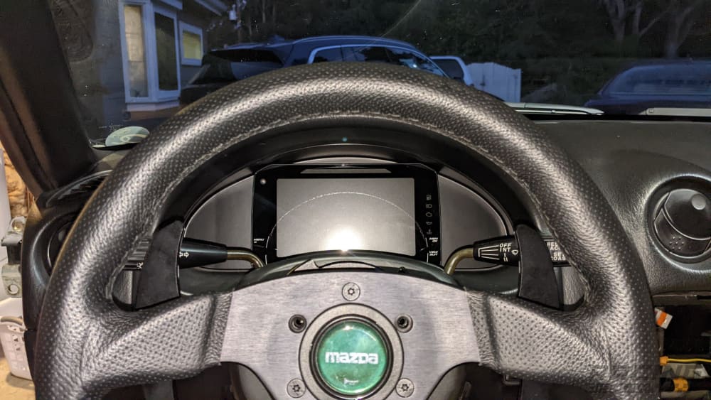 Aim/Link MXP Dash Cluster Mount for Mazda MX-5 Miata NA NB