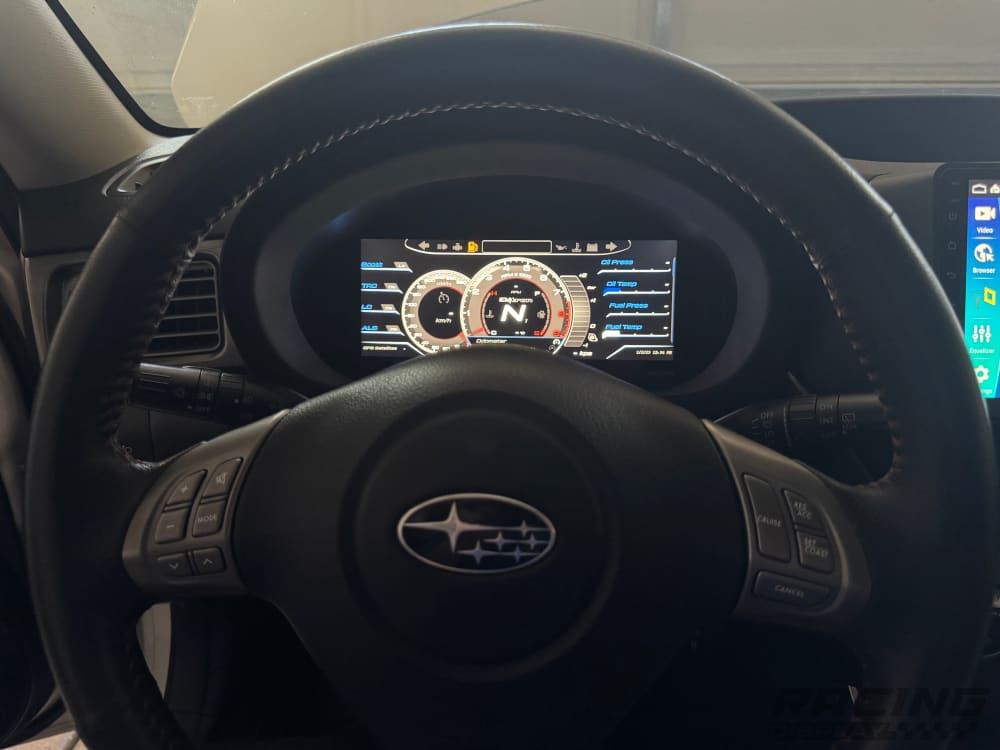 Emtron ED10M Dash Cluster Mount for Subaru Impreza WRX STI GR & GV