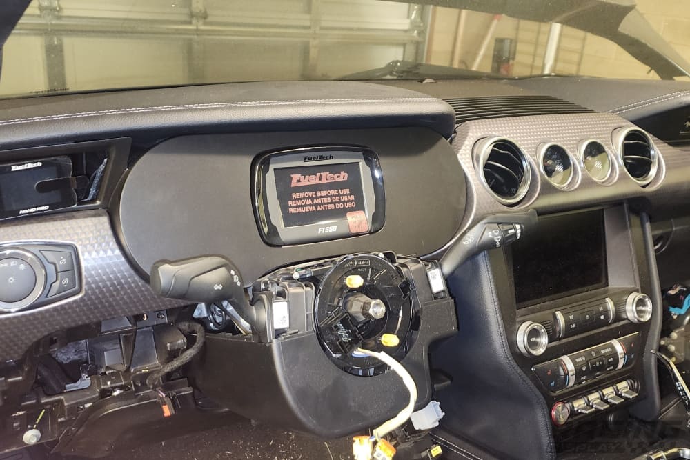 FuelTech FT450 / FT550 Dash Cluster Mount for Ford Mustang S550