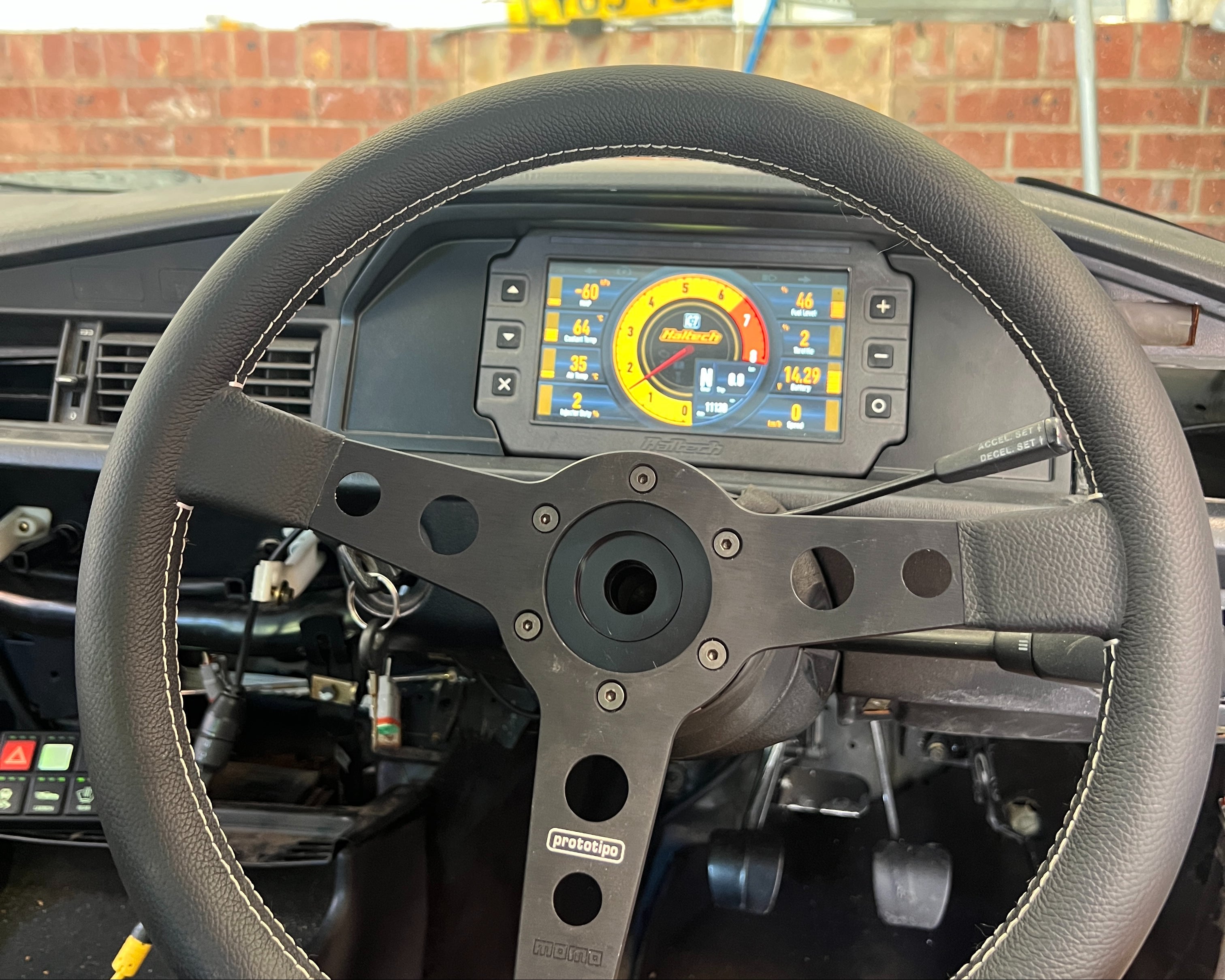 Haltech IC-7 Dash Cluster Mount for Mercedes-Benz 190 W201