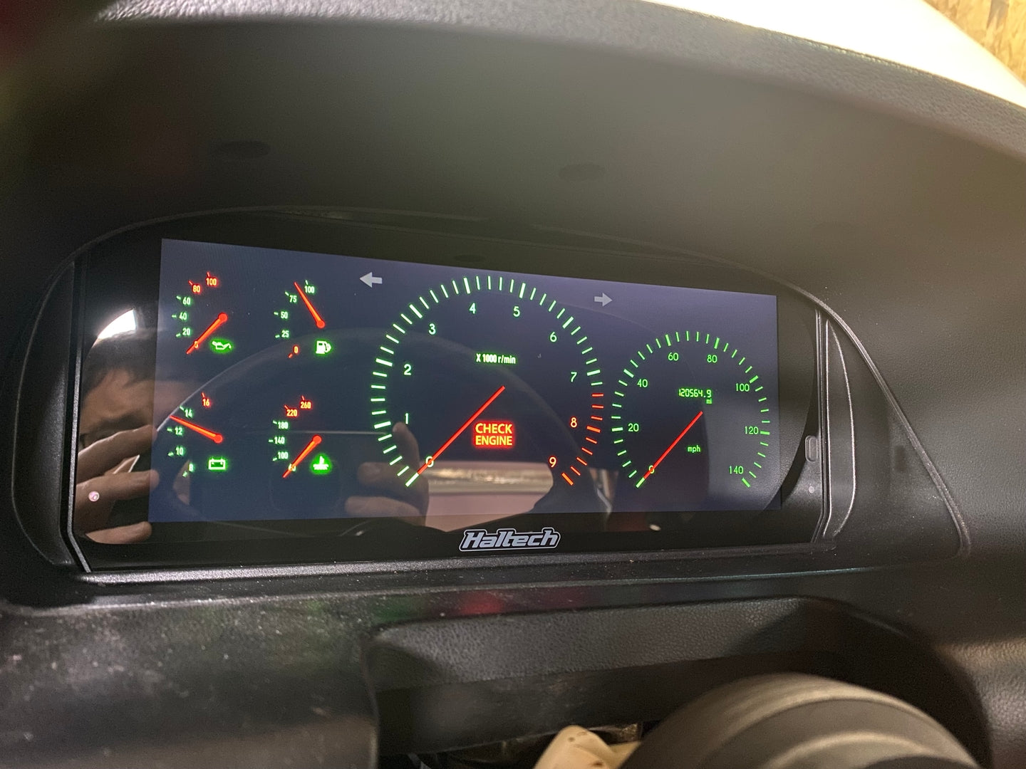 Haltech UC-10 Dash Cluster Mount for Mazda RX-7 FC 2nd Gen
