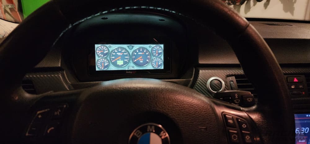Holley EFI 6.86" Dash Cluster Mount for BMW E90 E92