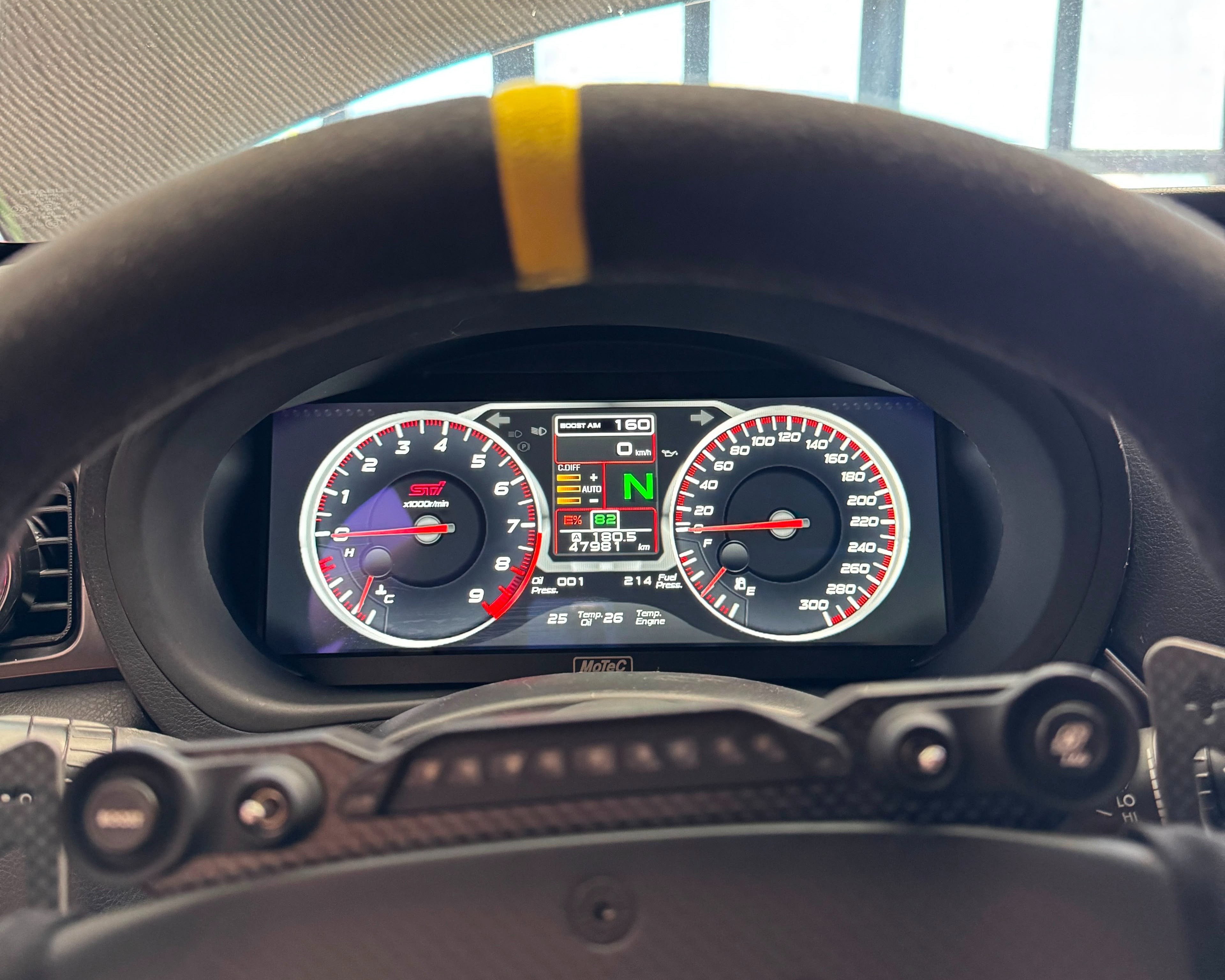 Motec C1212 Dash Cluster Mount for Subaru Impreza WRX STI GR & GV