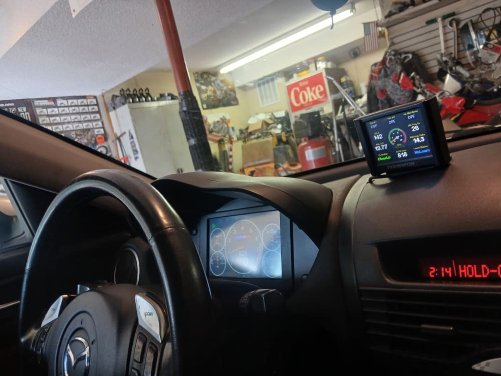 Holley EFI 7 Digital Dash Cluster Mount for Mazda RX-8